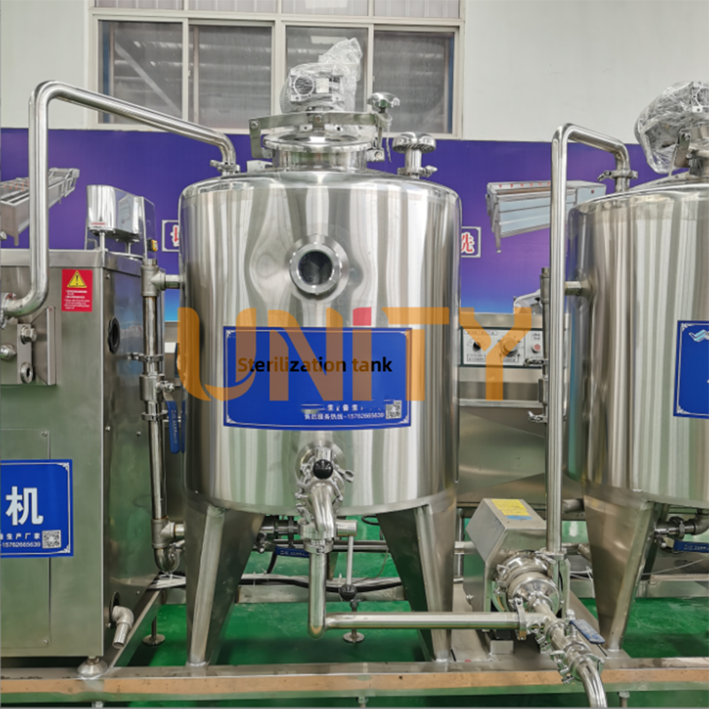 Pasteurized Milk Production Line Processing Equipment Small Milk Pasteurizer Production Line