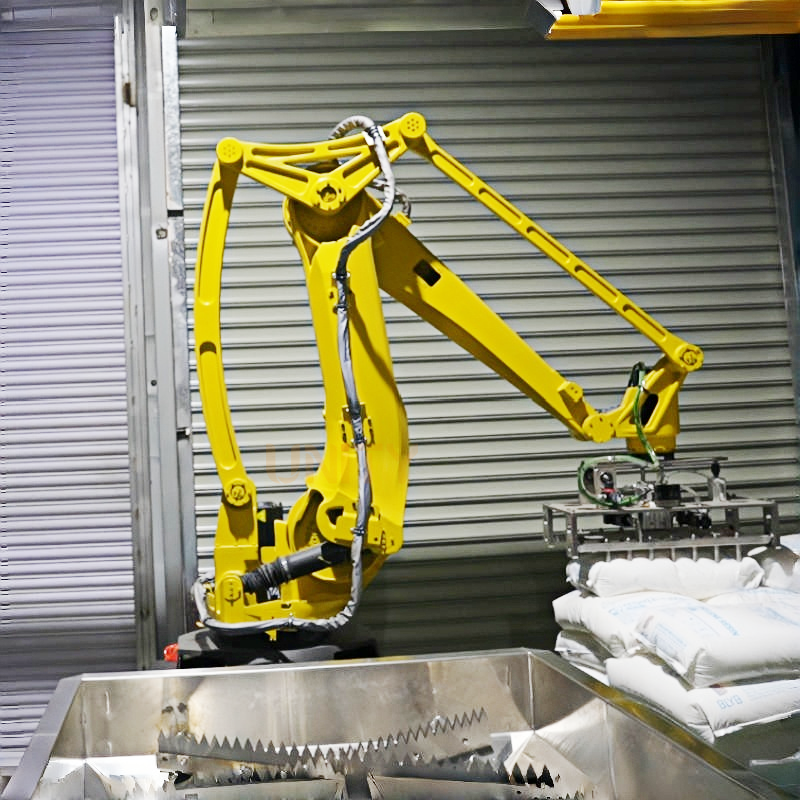 Animal Feed/Flour Bags Depalletizer Depalletizing Robot
