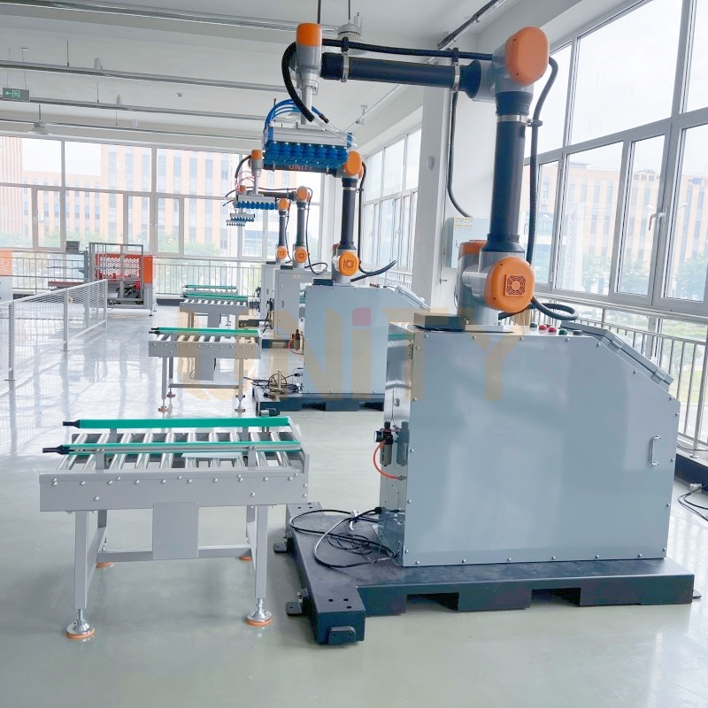 Safe Operation In Stock Cobot Palletizer with Radar Detection