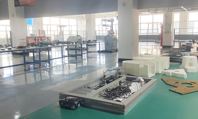 modern automated production line