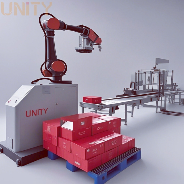 20KG Robot Palletizer China Palletizing Robot Automatic Case Packaing Robot with Label Function