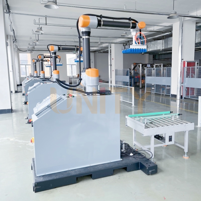 Safe Operation In Stock Cobot Palletizer with Radar Detection