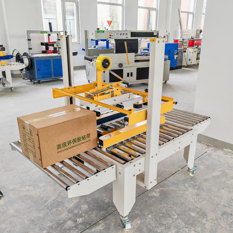 Unity Semi Automatic Carton Erecting Box Folding Closing and Taping Carton Sealing Machine