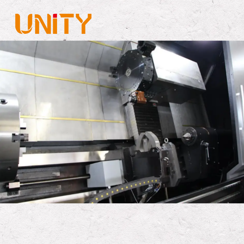 Heavy Duty Cnc Lathe Machining Metal Lathe Horizontal Slant Bed Turning and Milling Machine