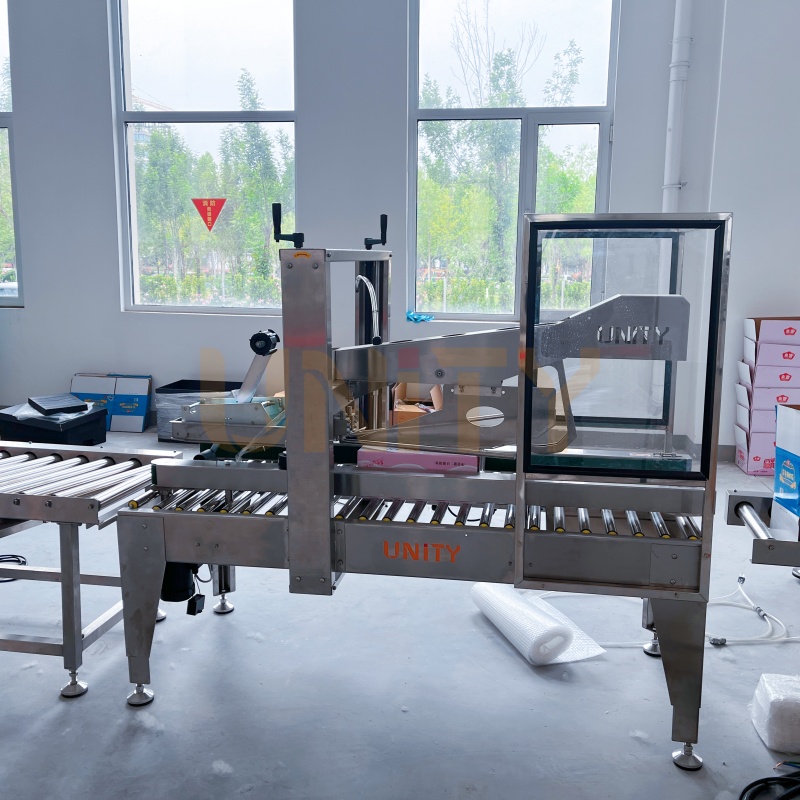 Box Erecting Packing Sealing Palletizing Automation Packing Line