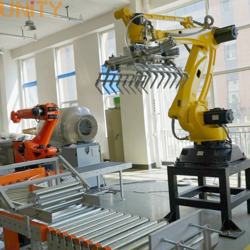 Factory Direct Fully Automatic Palletizing Robot 50KG 180KG Robot Palletizer for Palletizing Cartons/Bags/Metal Sheets