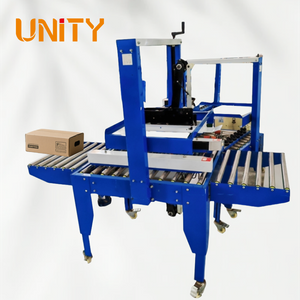 Top and Bottom Side Belt Small Business Case Carton Box Sealer Packaging Machine