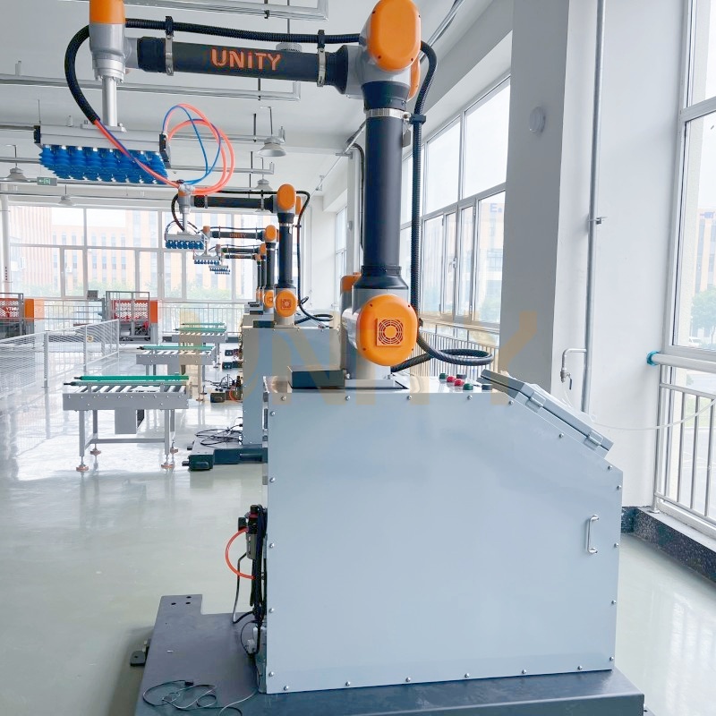 Automatic Cases Boxes Palletzing Cobot Robot with Vacuum Gripper