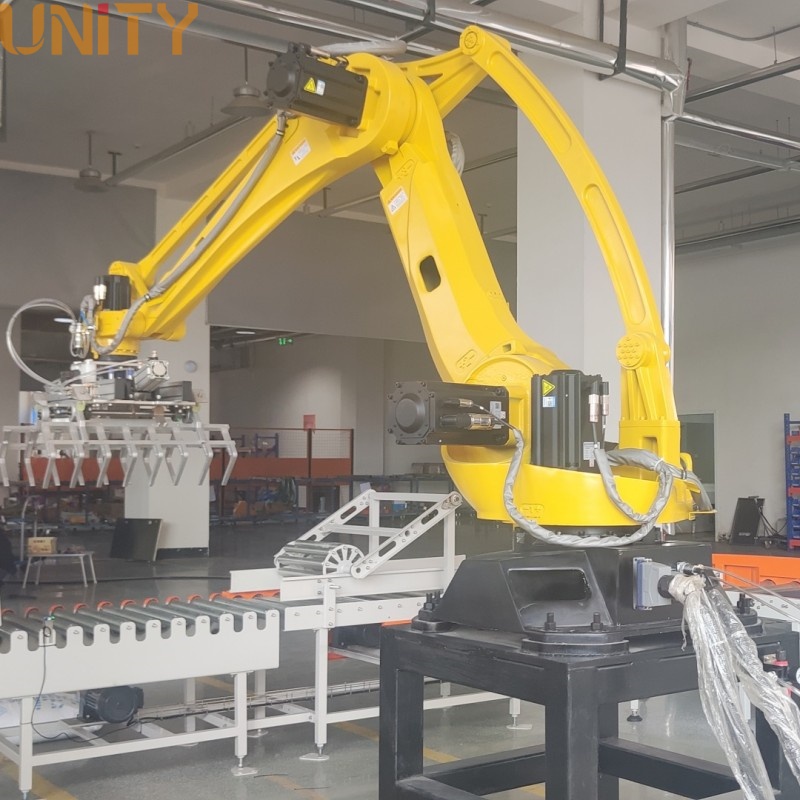 Factory Direct Fully Automatic Palletizing Robot 50KG 180KG Robot Palletizer for Palletizing Cartons/Bags/Metal Sheets