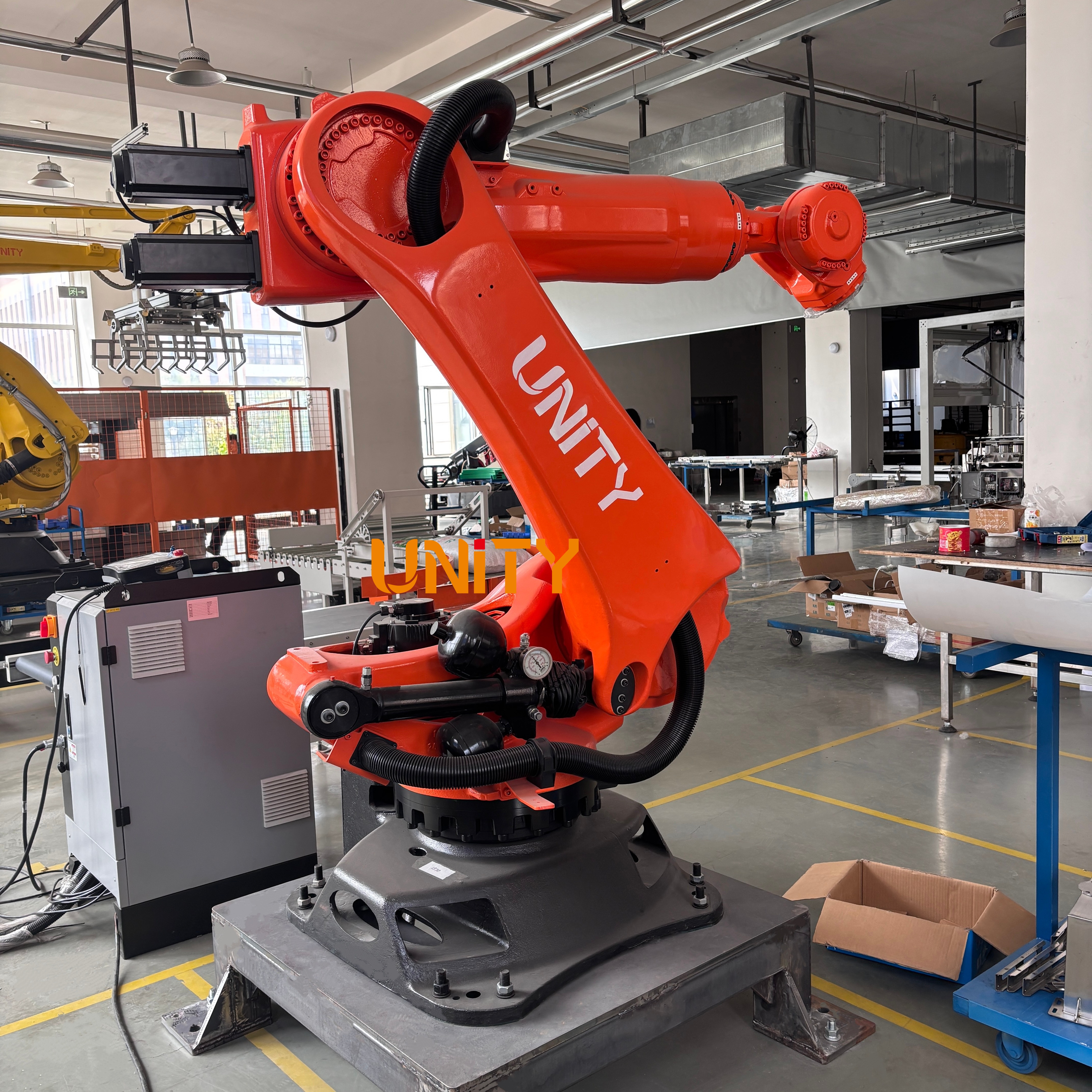 25kg Bags Robotic Palletizer for Flour Bags Production Packaging Line