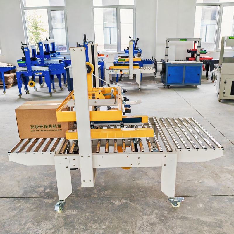 Unity Semi Automatic Carton Erecting Box Folding Closing and Taping Carton Sealing Machine