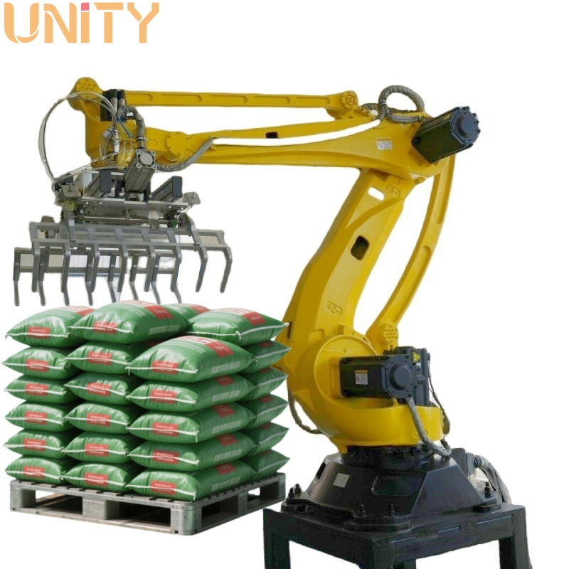 Factory Direct Fully Automatic Palletizing Robot 50KG 180KG Robot Palletizer for Palletizing Cartons/Bags/Metal Sheets