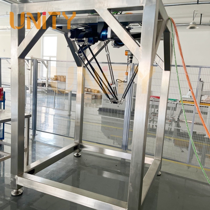 Automatic parallel robot Cookie sorting and biscuit packing equipment