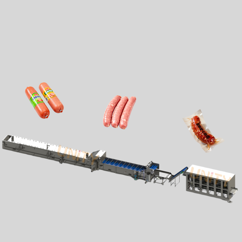 Fully Automatic Hot Dog Sausage Processing Machine Production Line 