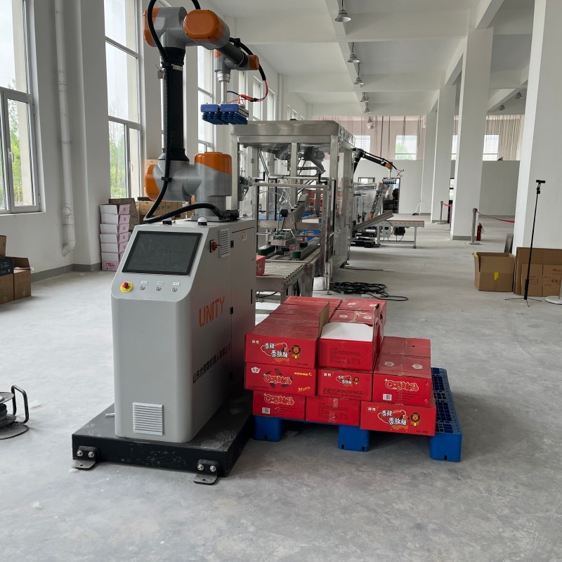20KG Robot Palletizer China Palletizing Robot Automatic Case Packaing Robot with Label Function